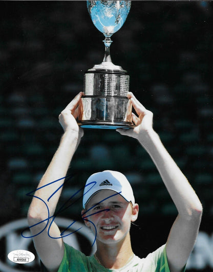 Photo 8x10 originale signée de Sebastian Korda ATP Tennis #1 avec authentification JSA