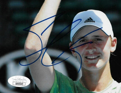 Photo 8x10 originale signée de Sebastian Korda ATP Tennis #1 avec authentification JSA