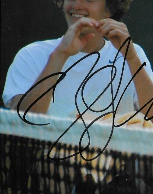 Photo 8x10 signée Mischa et Alexander Zverev ATP Tennis 4 avec authentification JSA