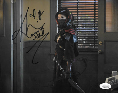 Signed Katrina Law Arrow Original Autographed 8x10 Photo #1 w JSA Authentication