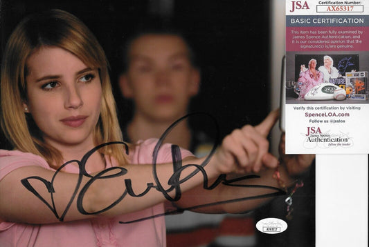 Signed Emma Roberts We're The Millers Original 8x10 Photo #1 JSA Authentication