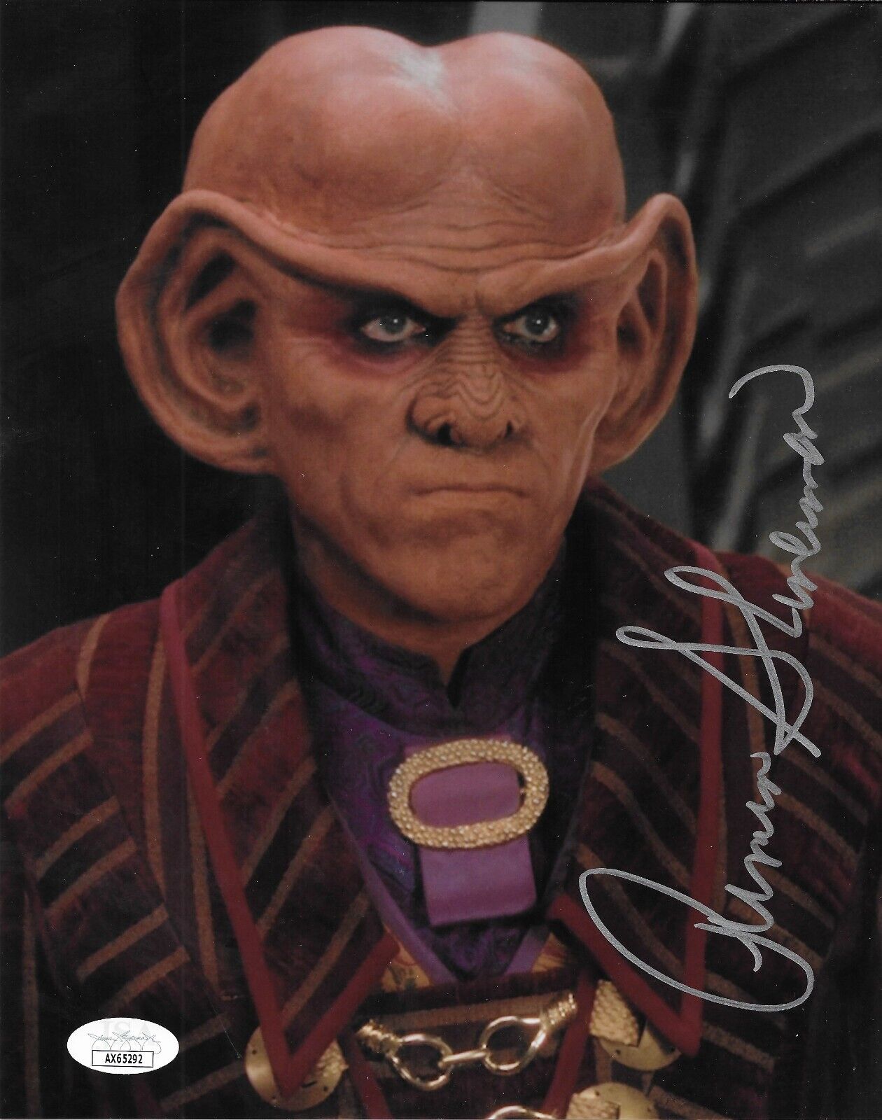 Signed Armin Shimerman Star Trek Original 8x10 Photo #2 JSA Authentication