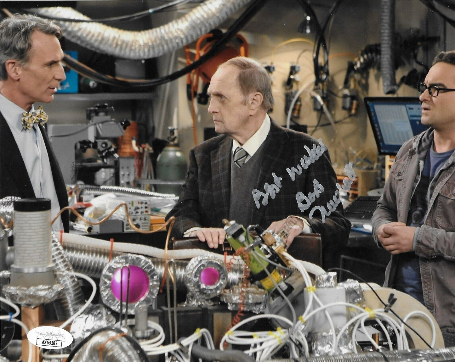 Signed Bob Newhart Big Bang Theory Original 8x10 Photo #1 w JSA Authentication