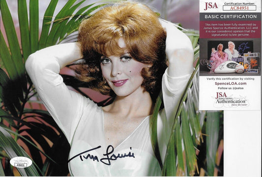 Signed Tina Louise Gilligans Island Autographed 8x10 Photo #1 JSA Authentication