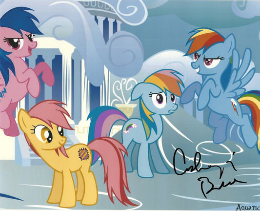 Signed Ashleigh Ball Care Bears My Little Pony Hey Ocean 8x10 Photo #1 Original