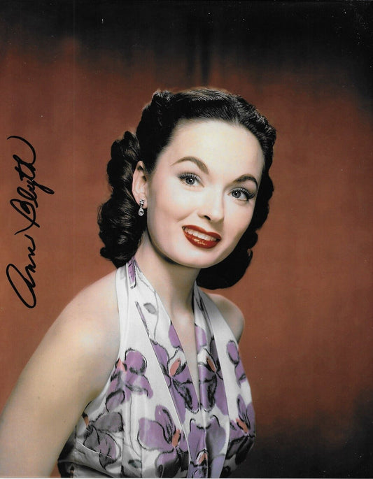 Signed Ann Blyth Actress Autographed Original 8x10 Photo #3 Original