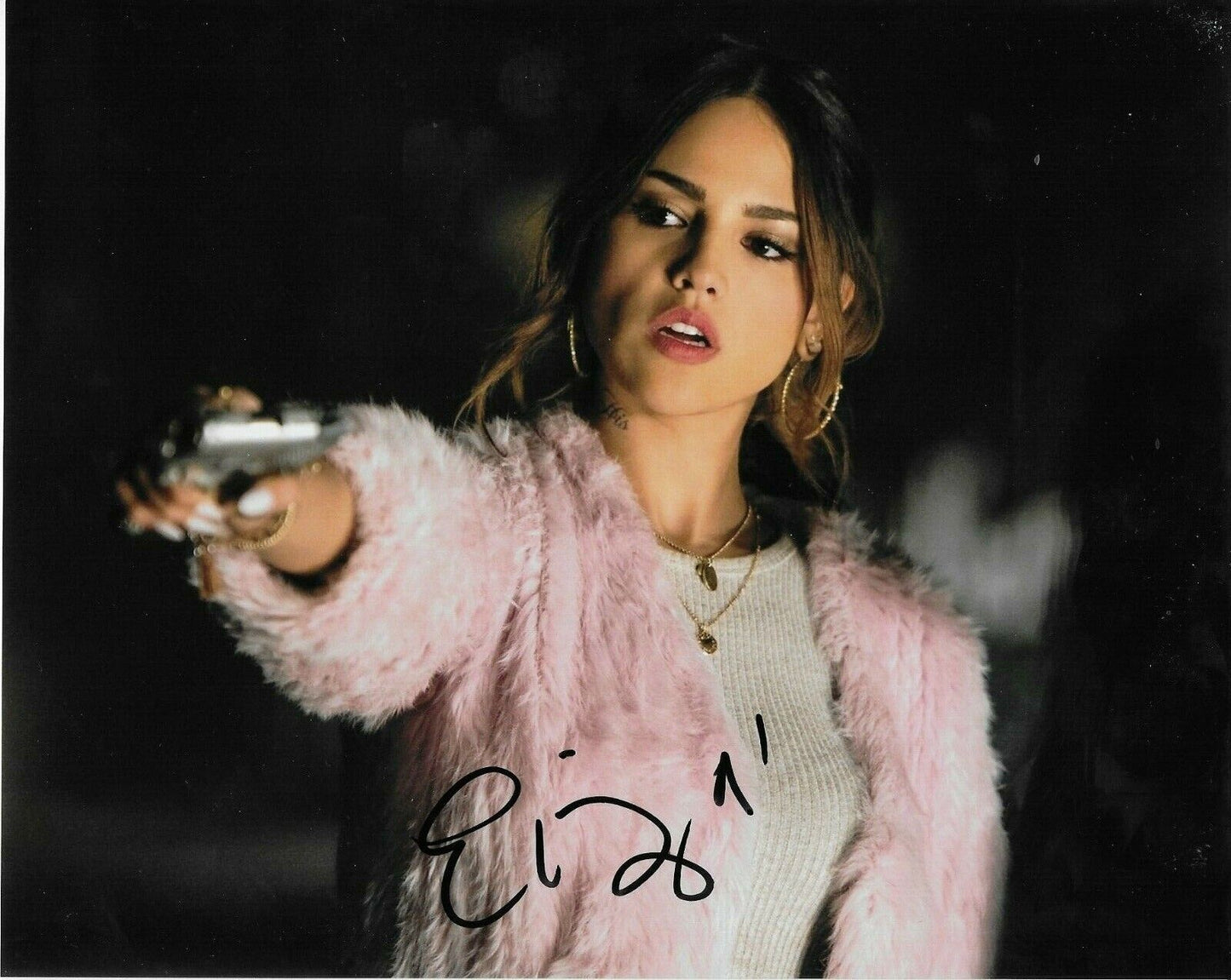 Photo autographiée 8x10 de l'actrice et chanteuse Eiza Gonzalez n°1 originale
