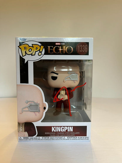 Signed Vincent D'Onofrio autographed Echo Kingpin Funko Pop JSA Cert