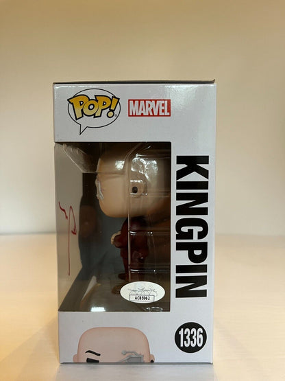 Signed Vincent D'Onofrio autographed Echo Kingpin Funko Pop JSA Cert