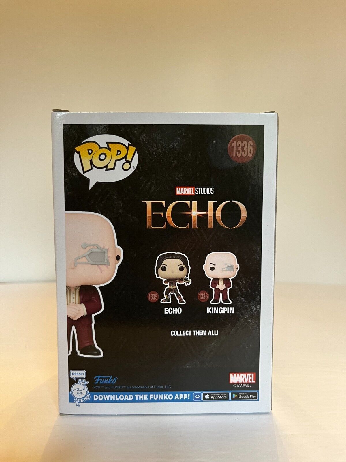 Signed Vincent D'Onofrio autographed Echo Kingpin Funko Pop JSA Cert