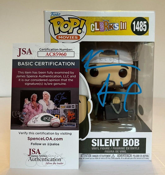 Funko Pop JSA Cert signé par Kevin Smith et autographié par Clerks III Silent Bob