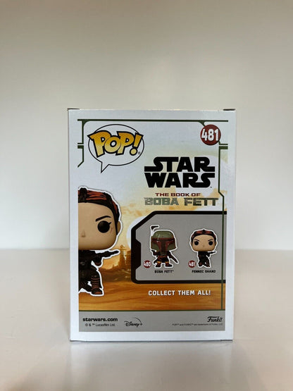 Pop Funko Star Wars Fennec Shand autographié par Ming Na Wen, certificat JSA