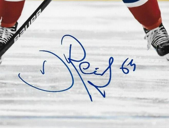 Signed David Reinbacher  Montreal Canadiens Autographed 8x10 Photo #4 Original