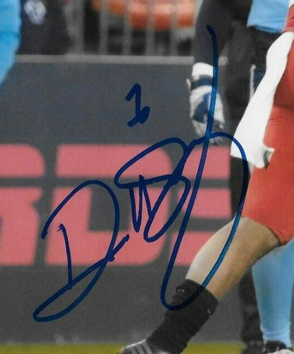 Photo autographiée 8x10 des Alouettes de Montréal signée Darnell Sankey #2