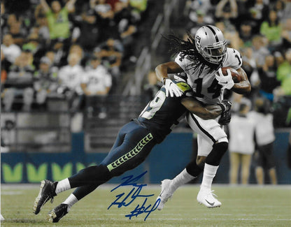 Signed Keon Hatcher Sr. BC Lions Oakland Raiders 8x10 Photo #4 Original