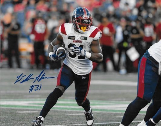 Signed William Stanback Montreal Alouettes 8x10 Autographed Photo #2 Original