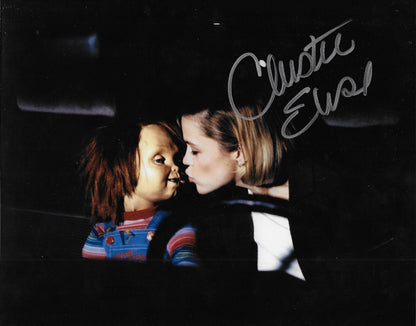 Photo dédicacée 8x10 de l'actrice Christine Elise Child's Play #2 Original