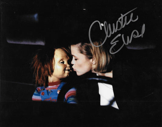 Photo dédicacée 8x10 de l'actrice Christine Elise Child's Play #2 Original