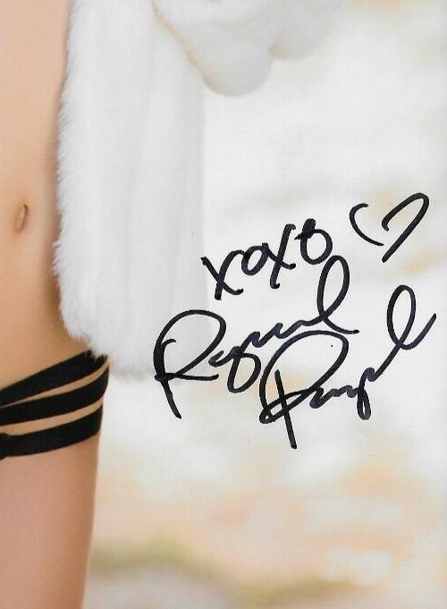 Signed Raquel Pomplun Model Playboy Autographed 8x10 Photo #3 Original