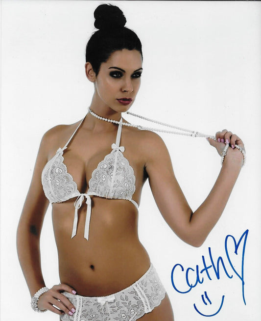 Photo 8x10 signée Catherine Marcotte Actrice Mannequin Autographiée #2 Original