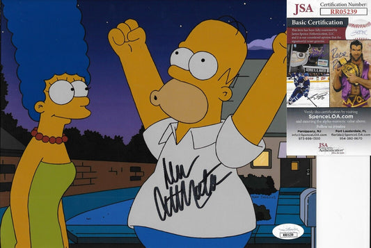 Photo 8x10 signée par Dan Castellaneta, Homer Simpson #1 avec authentification JSA