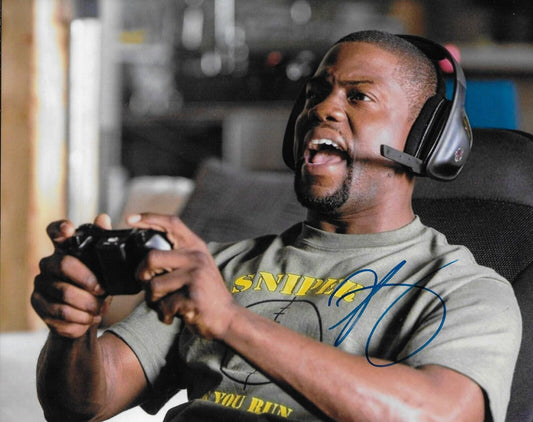 Photo 8x10 signée par l'acteur Kevin Hart #3 Original