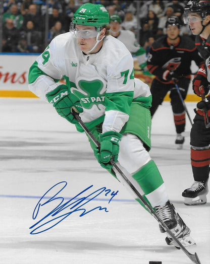Signed Bobby McMann Toronto Maple Leafs Autographed  8x10 Photo #2 Original
