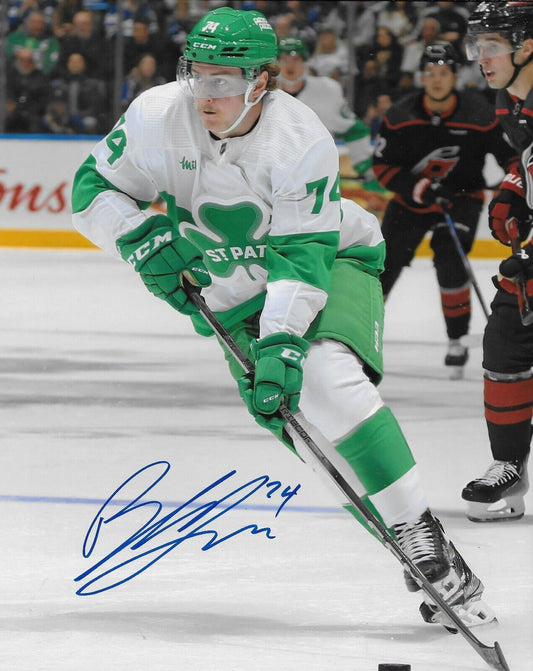 Signed Bobby McMann Toronto Maple Leafs Autographed  8x10 Photo #2 Original