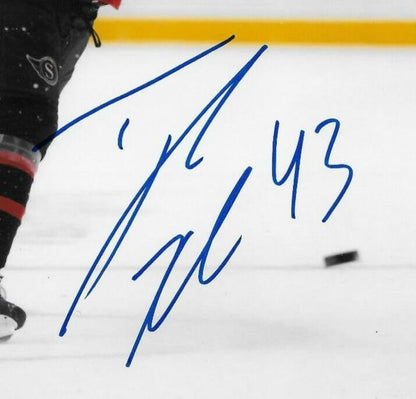 Signed Tyler Kleven Ottawa Senators Autographed 8x10 Photo #1 Original
