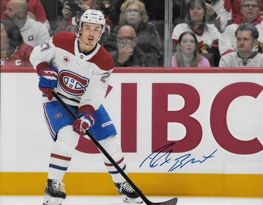 Signed Alex Barre Boulet Montreal Canadiens Autographed 8x10 Photo #1 Original