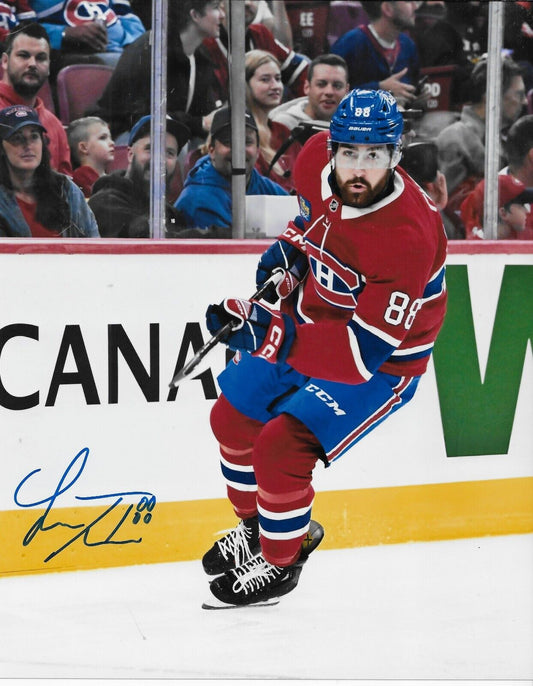 Signed Luke Tuch Montreal Canadiens Autographed 8x10 Photo #1 Original