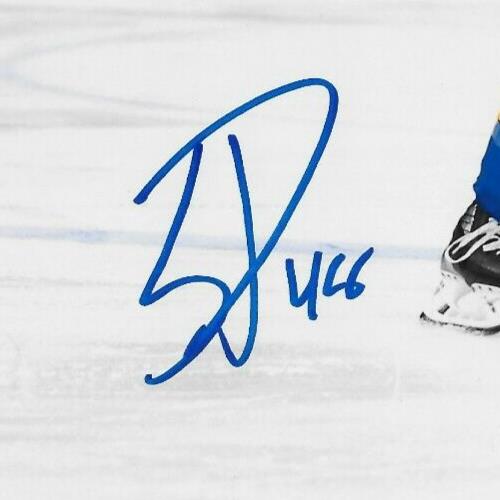 Signed Scott Perunovich St. Louis Blues Autographed 8x10 Photo #1 Original