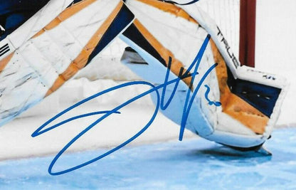 Photo autographiée 8x10 signée Joel Hofer des Blues de St. Louis #4