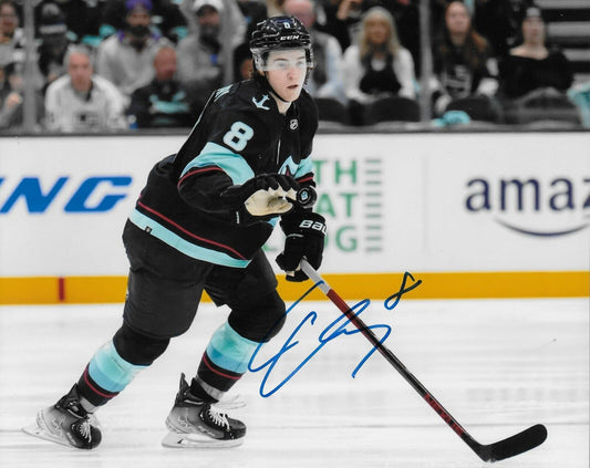 Signed Cale Fleury Seattle Kraken Autographed 8x10 Photo #1 Original