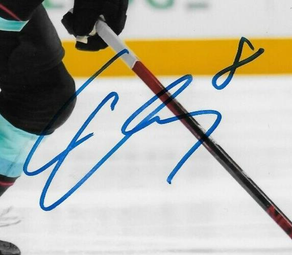 Signed Cale Fleury Seattle Kraken Autographed 8x10 Photo #1 Original