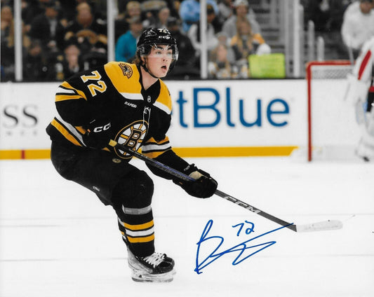 Signed Brett Harrison Boston Bruins Autographed 8x10 Photo #2 Original