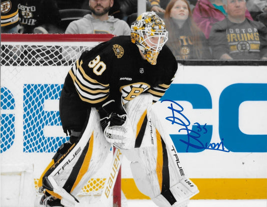 Photo 8x10 autographiée par Brandon Bussi des Bruins de Boston n° 5 originale