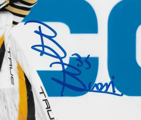 Photo 8x10 autographiée par Brandon Bussi des Bruins de Boston n° 5 originale