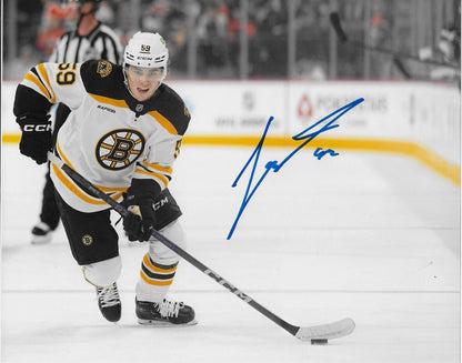 Signed Frederic Brunet Boston Bruins Autographed 8x10 Photo #1 Original