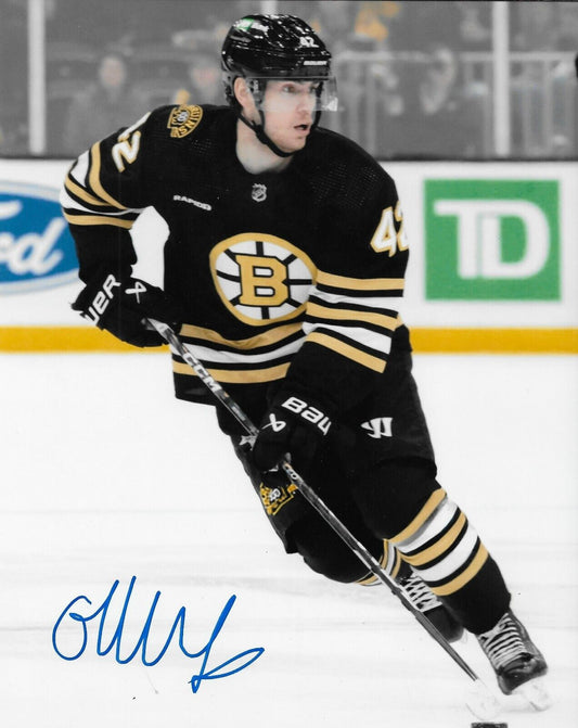 Signed Georgii Merkulov Boston Bruins Autographed 8x10 Photo #1 Original