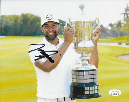 Signed Tony Finau PGA Golf Autographed 8x10 Photo #1 w JSA Authentication