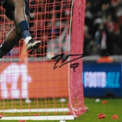 Signed Jonathan David FC Lille Soccer 8x10 Photo #3 with JSA Authentication