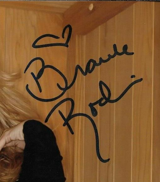 Photo signée Brande Roderick Actrice Modèle Baywatch 8x10 #3 avec authentification JSA