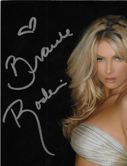 Photo signée Brande Roderick Actrice Modèle Baywatch 8x10 #4 avec authentification JSA