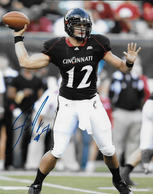 Signed Zach Collaros Winnipeg Blue Cincinnati  Bearcats 8x10 Photo #2 Original