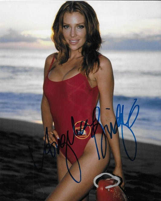 Signed Angelica Bridges Actress Model Baywatch Autographed 8x10 Photo 4 Original