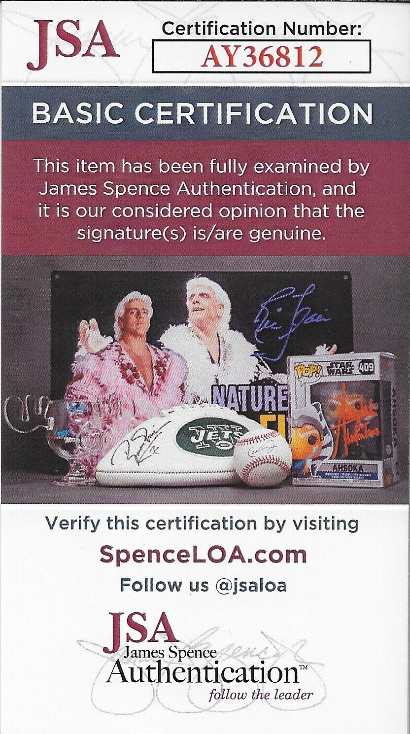 Signed Al MacInnis Calgary Flames H of F 8x10 Photo #4 with JSA Authentication