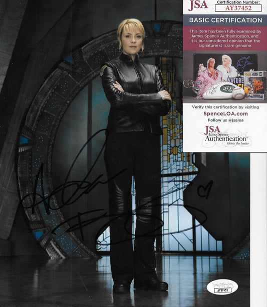 Signed Amanda Tapping Actress Stargate SG-1 8x10 Photo #2 w JSA Authentication