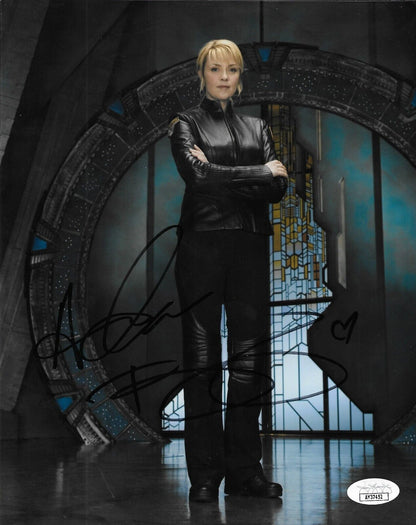 Signed Amanda Tapping Actress Stargate SG-1 8x10 Photo #2 w JSA Authentication