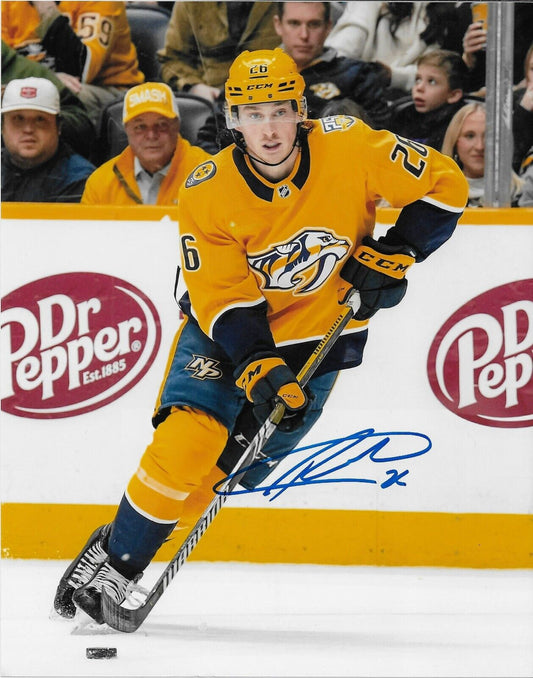 Signed Philip Tomasino  Nashville Predators Autographed 8x10 Photo #1 Original
